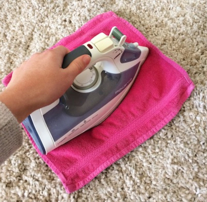 iron out your carpet stains